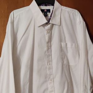 Men's white dress shirt